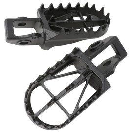 ZETA Racing D3040 Wide Foot Pegs Chromoly Low/Mid KTM SX/EXC/XC, HUSQVARNA TC/FC/TE/FE/TX/FX/FS, GASGAS MC/EC/EX Front and Back Width: Approx. 2.0 inches (50 mm), Stable Riding, Standing, Mud Exhaust,