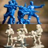 LOD Enterprises Plastic Figure Set LOD017 Outer Space Heroes and