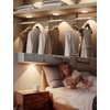 GBEAST 6 Pack Under Cabinet Lighting, Rechargeable Motion Sensor Puck