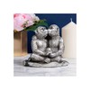 Reflections Silver Kissing Chimps Figure Boxed