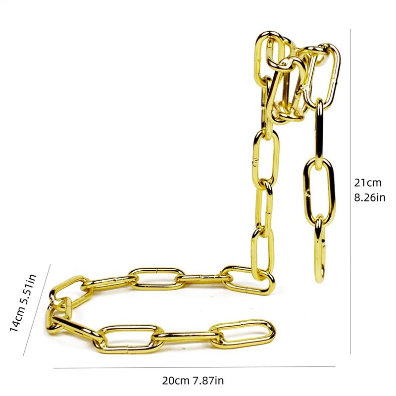 Floating Wine Bottle Holder Decorative Chain and Rope Style Wine