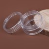 5pcs Travel Pots for Toiletries Transparent Plastic Travel Container Jars