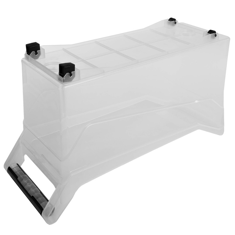 KADAX Storage Box, Storage Bin with Wheels, Plastic Containers with