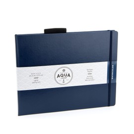 Pentalic Art Watercolor, 140-Pound/8-1/2-inch-by-11-inch, Paper, Blue, 8-1/2-inch x 11-inch, 48 Page Journal