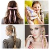 Nogeqi 4PCS Ribbon Bow Hair Clip with Long Tails, Cute