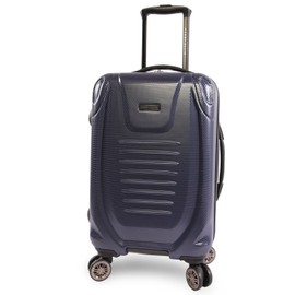 Perry Ellis Bauer 21" Hardside Carry-on Spinner Luggage, Navy, One Size