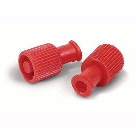 Truecare Red Syringe Locking Caps - Dual-Function (TCBCOMBICAP)