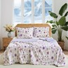 Joyreap Twin Size Cooling Comforter Set, Pink n Purple Floral