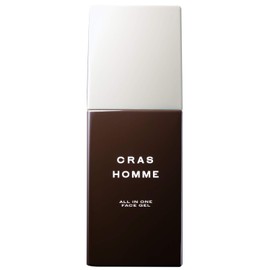 CRAS HOMME Men's All-in-One Gel, Lotion, Cream, Serum, Additive-free, Drying/Shiny, Sensitive Skincare, Aging Care, 2-3 Months Supply, 3.4 fl oz (100 ml)