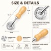 Ravioli Cutter for Pasta & Pastry – Fluted Stainless Steel