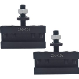 AXA 2# Quick Change Holder - 2 Pcs Boring Turning Tool Heavy Duty Boring Bar Holder for CNC Lathe Swing