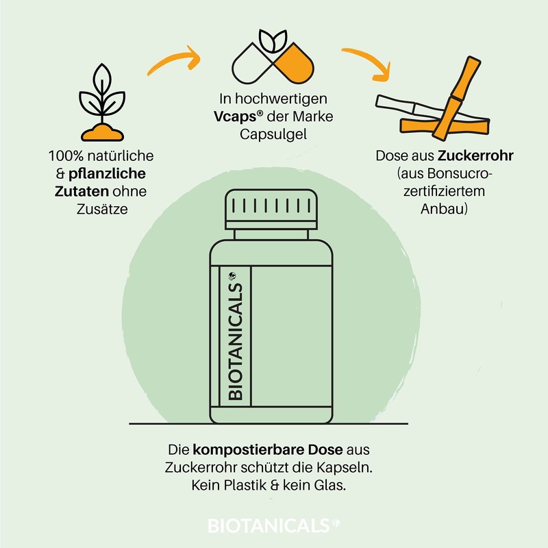 Biotanicals - Vitamin C capsules (120 pieces) - made from