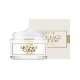 EELHOE 50g Rice Face Cream, Deeply Hydrating Facial Cream, Brightening Moisturizing Face Lotion for Women & Men All Skin Types