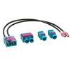 Antennenadapter Set Doppel-FAKRA (w) > 1x Doppel / 2x Einzel