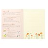 Midori 20541006 Paper Notepad with Flower Pattern of the Way