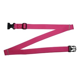 Benristraps 25mm Strap with Quick Release Buckle and Length Adjuster (2 metres, pink)