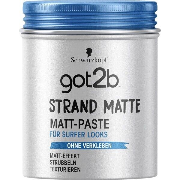 got2b Strand Matte Matt Paste 100ml - Made in Germany- FREE SHPPING