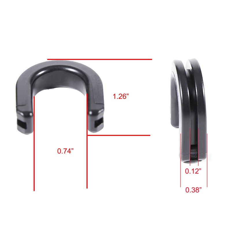 Harley Luggage Rack Side Plate mounting Bracket Grommet Fits for