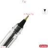 Slim Ballpoint Pens, BLACK, Pack of 20, Fine Point (0.7mm),