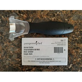 Pampered Chef Corn Kernel Cutter - Corn Peeler Thresher Stripper with Large Ergonomic Handle #1114