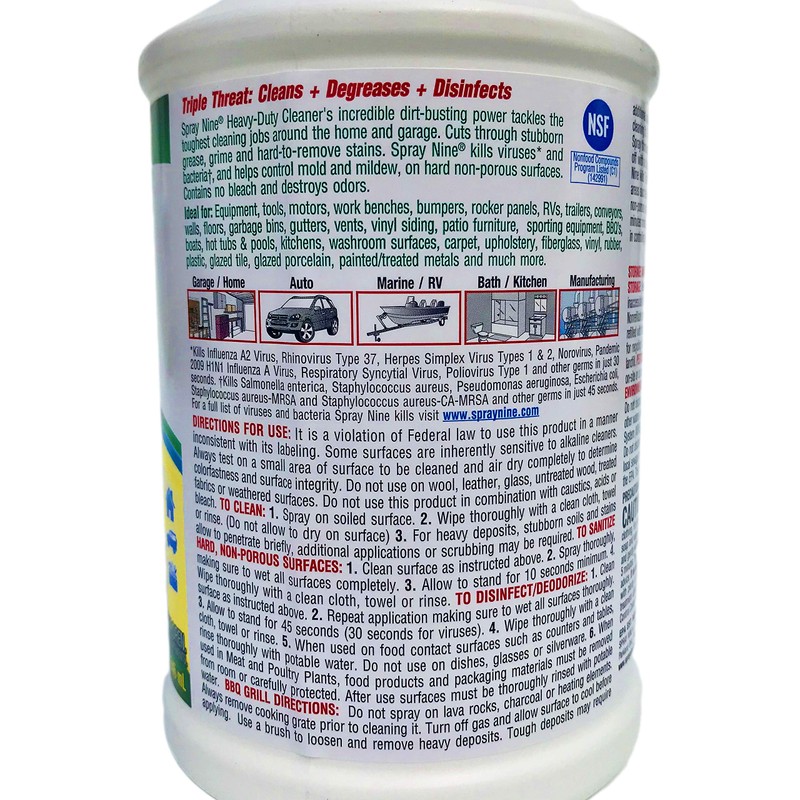 SPRAY NINE HD CLRN 32OZ