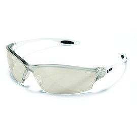 MCR LW219 Crews Law 2 Safety Glasses Clear Frame Indoor/Outdoor Lens 1 Pair