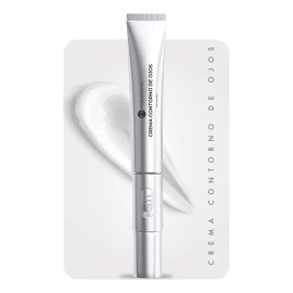 Pureza Natur Crema Contorno De Ojos Con Tecnología Vibralift Para Ojeras Obscuras Y Bolsas | Con Cafeína, Ácido Hialurónico Y Esferas Hidratantes 20g
