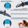 Aichose 0-80% Brix Meter Refractometer for Measuring Sugar Content in