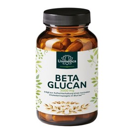 Beta Glucan - 3600 mg Beta Glucan per daily dose (6 capsules) - 90 capsules - by Unimedica