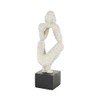 Deco 79 Polystone People Decorative Sculpture Crouching Home Decor Statue
