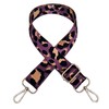 Bag Straps for Changing, Bag Strap Purple Leopard, Adjustable Shoulder