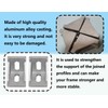 KAPSING Angle Connectors 40 x 40 mm Mounting Material 90