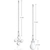Ceiling Fan Pull Chain Extender, 4 Pieces 12-inch 3mm Dia
