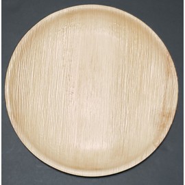 Leaf Dry 10 Qty 10" Round Palm Leaf Plate- Biodegradable compostable dinnerware