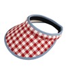 Sun Visors for Women Hat Clip-on Visor Hats Tartan Plaid