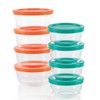 Pyrex Simply Store (8-Pack) Small Glass Food Storage Containers Set,