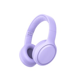 Xunpuls Kids Bluetooth Headphones,Foldable On Ear Wireless Headphone,Stereo Sound with MIC,10H Playtime,Bluetooth 5.3,Kids Wireless Headphones Over Ear for Kid Adult School Online Class (Purple)
