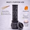 KC KULLICRAFT Hand Carved Marble Soapstone Incense Stick Holder –