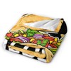 Taco Blanket for Girls Just Girl Who Loves Tacos Throw