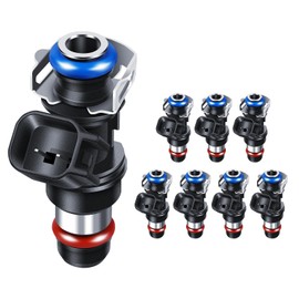 GPMMWPG Fuel Injectors Set of 8 Compatible with Yukon for Envoy for Sierra for Savana for Trailblazer for Avalanche for Silverado for Suburban for Tahoe for Express 2007-2009 4.8L 5.3L 6.0L 12580681
