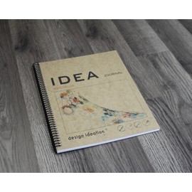 IDEA Journal Sketchbook. Spiral Bound Journal Style Sketchbook for Pencil, Ink, Marker, Charcoal and Watercolor Paints. Art, Design and Education. (8.5" x 11") (2)