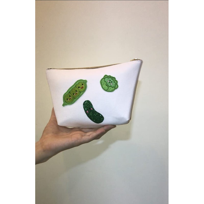 Cute Peas Embroidered Iron On Patch