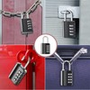 LOFICOPER Outdoor Combination Padlock, 4 Digit Combination Lock with Key,