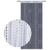 String curtain with pull-through bars, lurex-look curtain, elegant and stylish