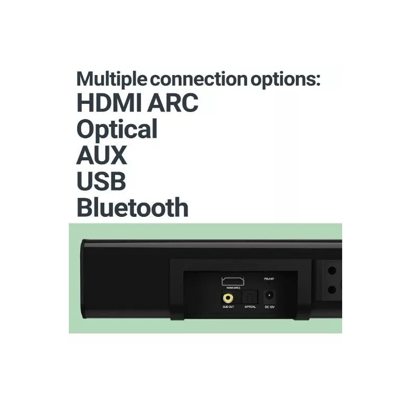 Majority K2 2.1 Sound Bar with Subwoofer, Surround Sound System