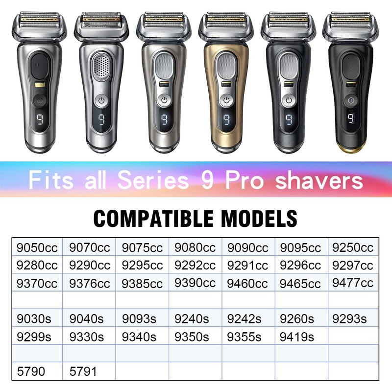 Series 9 Replacement Razor Part Compatible with Braun Razor Series