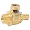 F110N Engine Oil Drain Valve with LC‑10 Lever Clip 3/8‑18