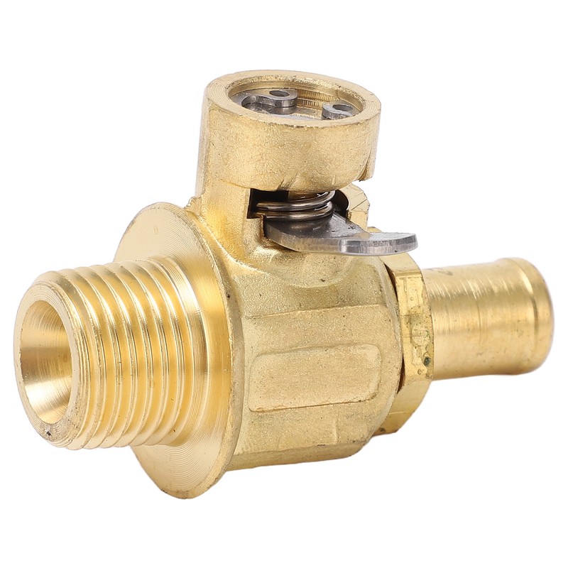 F110N Engine Oil Drain Valve with LC‑10 Lever Clip 3/8‑18