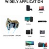 SHANFEILU HDMI Right Angle D Type Panel Mount Adapter Connector