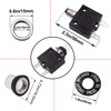 smseace 20Amp Electric Button Breaker 125/250VAC,Thermal Overload Protector L1 Series